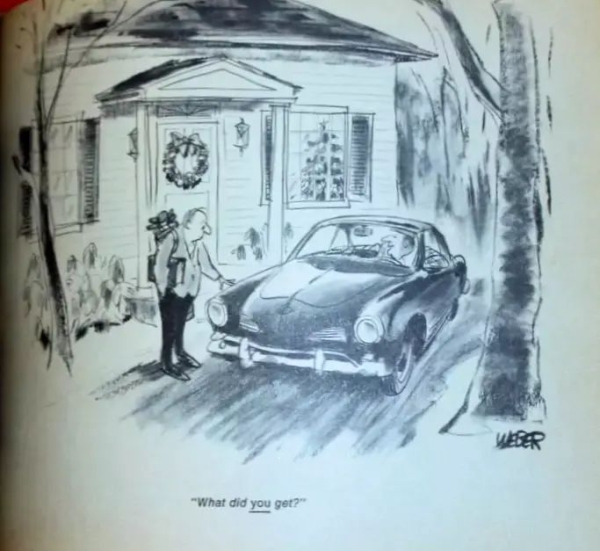 Volkswagen "Think small" VW Beetle Cartoon-Book 1967 (4886)